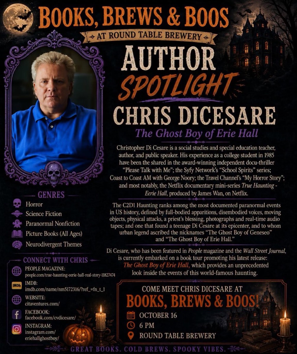 Author spotlight for Chris DiCesare