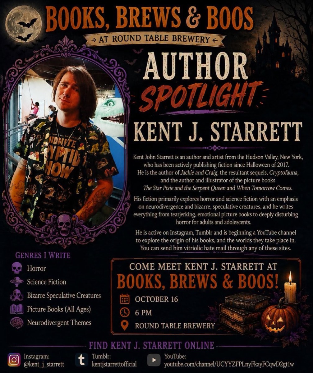 Author spotlight for Kent J. Starrett