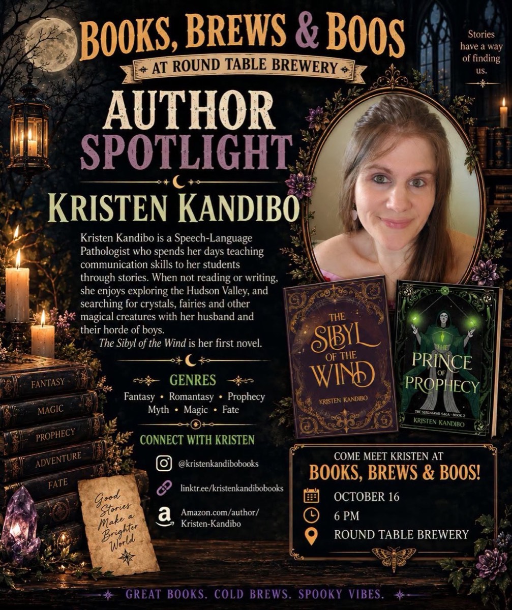 Author spotlight for Kristen Kandibo