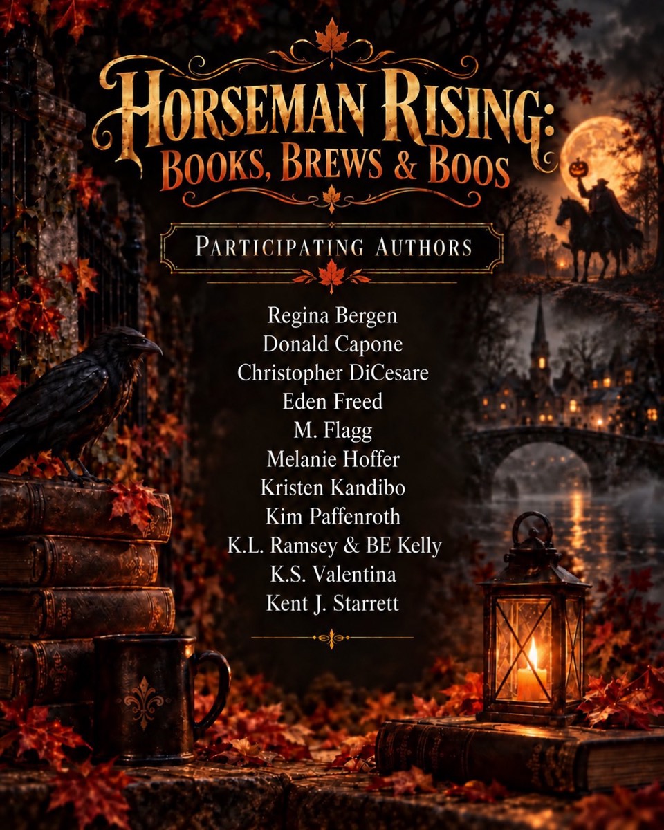 Participating author list for Books, Brews and Boos