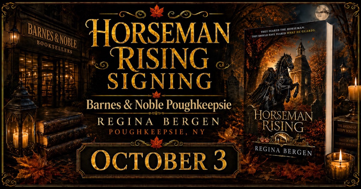 Horseman Rising signing at Barnes and Noble Poughkeepsie on October 3 at 2 PM