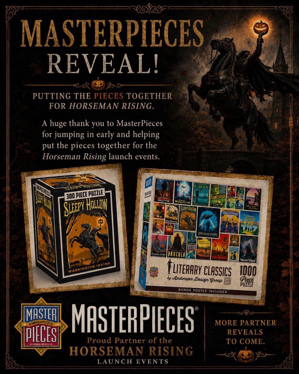 MasterPieces Sleepy Hollow puzzle sponsor spotlight