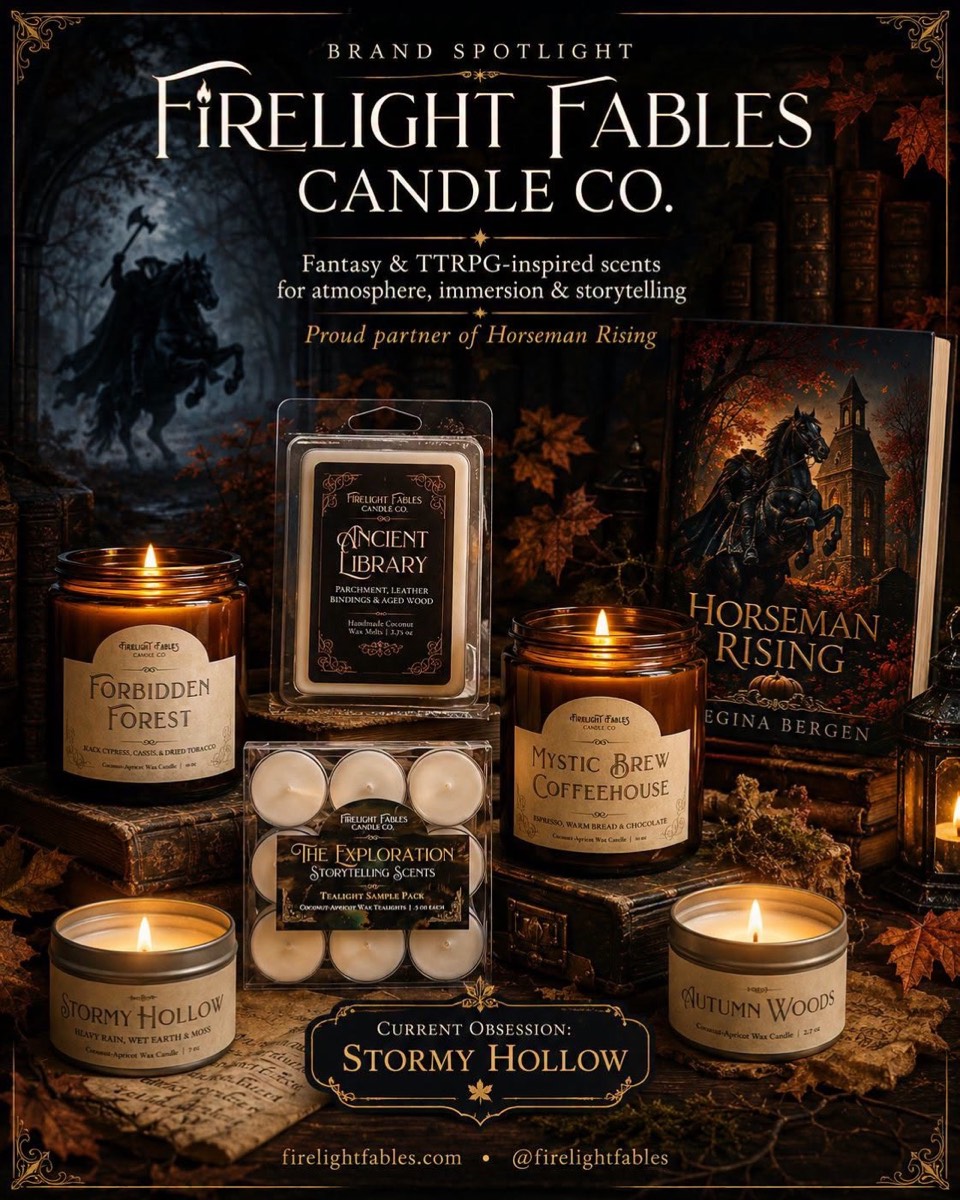 Firelight Fables Candle Company sponsor spotlight